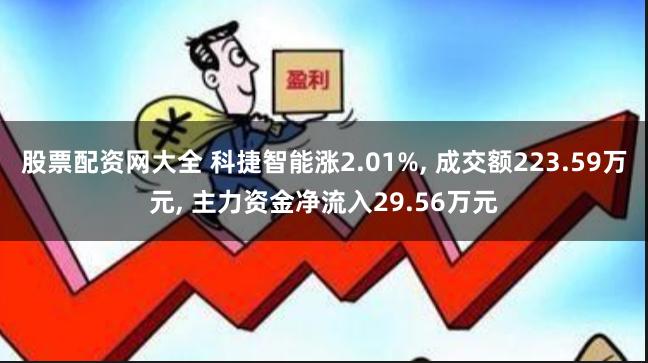 股票配资网大全 科捷智能涨2.01%, 成交额223.59万元, 主力资金净流入29.56万元